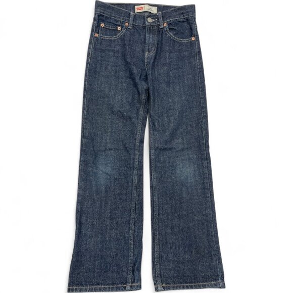Levi’s 550 Relaxed Cotton Boys Denim Jeans 14 Slim W 25 x L 27 Dark Blue - Picture 2 of 10